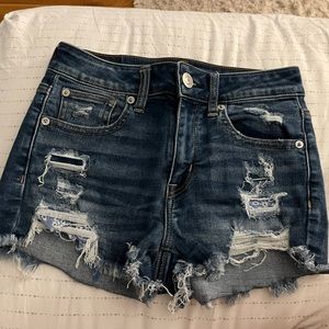 american eagle jean shorts